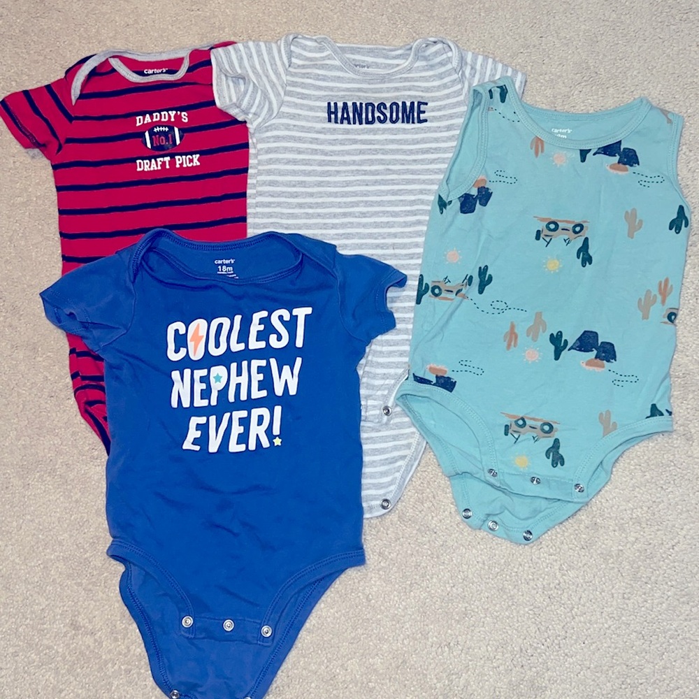Carter’s 18 month onesies